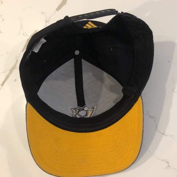Adidas Pittsburgh penguins NFL hockey ball hat cap snap back closure 2017 - Picture 3 of 7